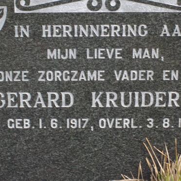 KRUIDERINK Gerard 1917-1981