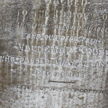 KRUSE Valdemar -1921