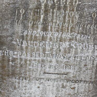 KRUSE Valdemar -1921