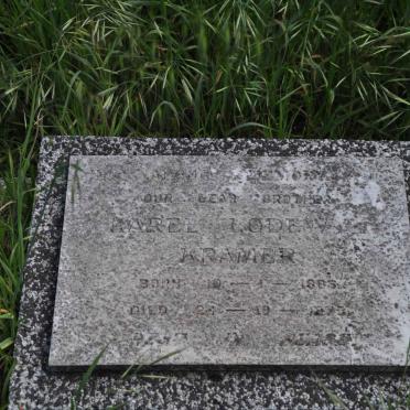 KRAMER Karel Lodewyk 1885-197?