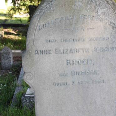 KROGH Anne Elizabeth Johanna nee BIERMAN -1924