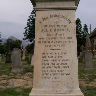 KRAUSE Julie nee RUHE -1905