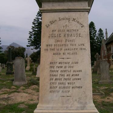 KRAUSE Julie nee RUHE -1905