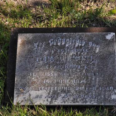 KUYL Tona, v.d. nee BOOT 1876-1930