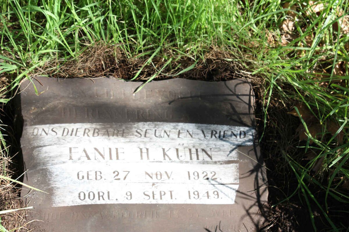 KÜHN Fanie H. 1922-1949