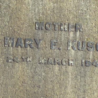 KUSCH Mary E.  -1945