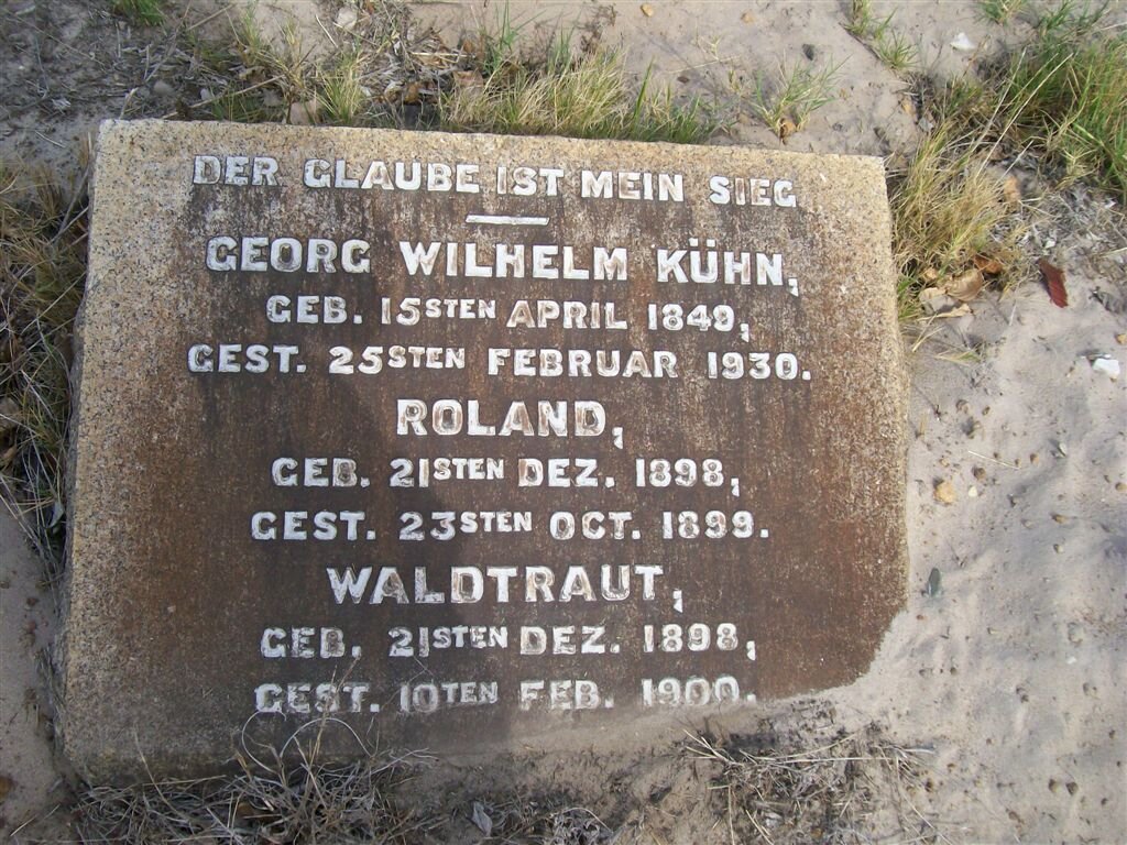 KUHN Georg Wilhelm 1849-1930 :: KUHN Roland 1898-1899 :: KUHN Waldtraut 1898-1900