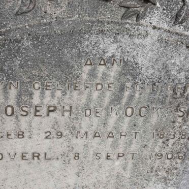 KOCK Joseph, de 1838-1906