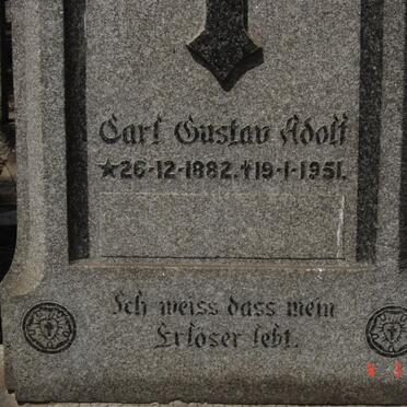 KOHL Carl Gustav Adolf 1882-1952