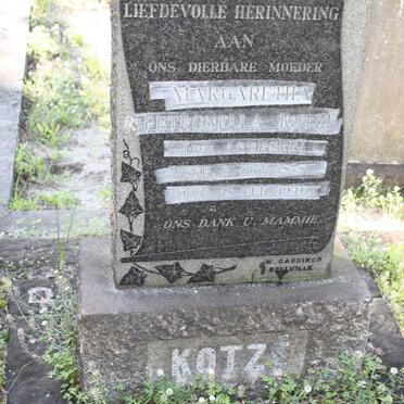 KOTZE Margaretha Petronella nee LOUBSER 1878-1946