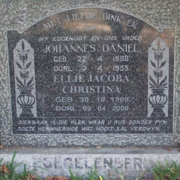 KOEGELENBERG Johannes Daniel 1898-1953 &amp; Ellie Jacoba Christina 1909-2000