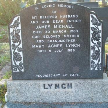 LYNCH James Michael -1963 &amp; Mary Agnes -1989