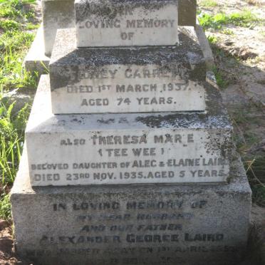 LAIRD Alexander George -195? :: LAIRD Theresa Marie -1935 :: GARRETT, Sidney -1937