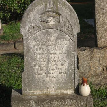 LAWRENCE Harry James -1938 &amp; Hetty EMMETT -1942