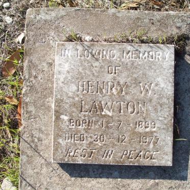 LAWTON Henry W. 1899-1977