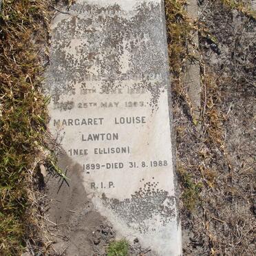 LAWTON Margaret Louise nee ELLISON 1899-1988 :: LAWTON Ellesley Evelyn 1892-1963