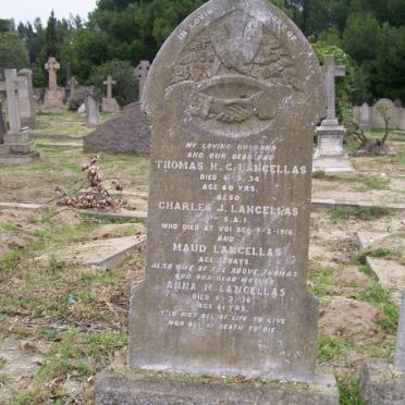 LANGELLAS Thomas H.G. -1934 &amp; Anna M. -1936 :: LANGELLAS Charles J. -1916 :: LANGELLAS Maud
