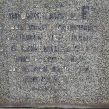 LAURENCE Brown &amp; Annie SHELDON -1921