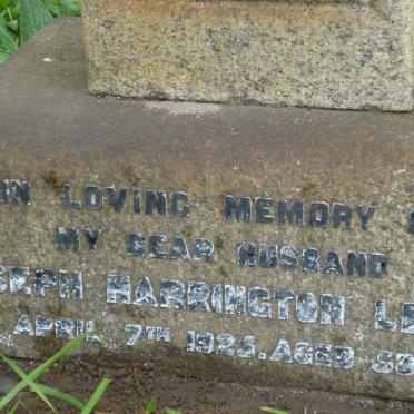 LEANE Joseph Harrington -1925