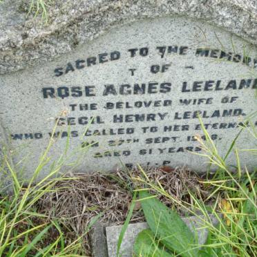 LEELAND Rose Agnes -1948