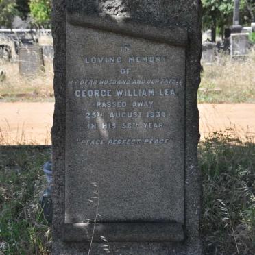 LEA George William -1934