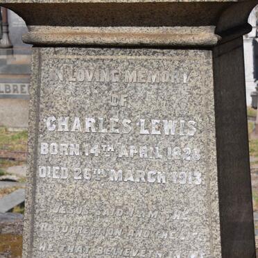 LEWIS Charles 1828-1913