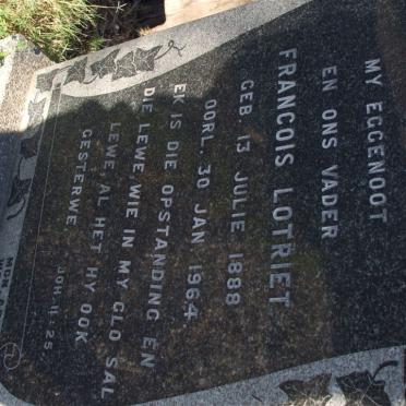 LOTRIET Francois 1888-1964