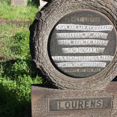 LOURENS J.A. 1917-1950