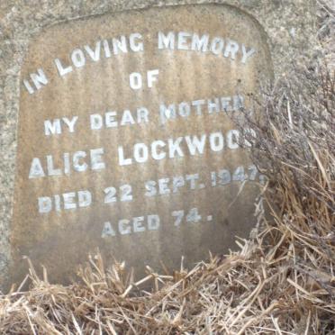 LOCKWOOD Alice -1947