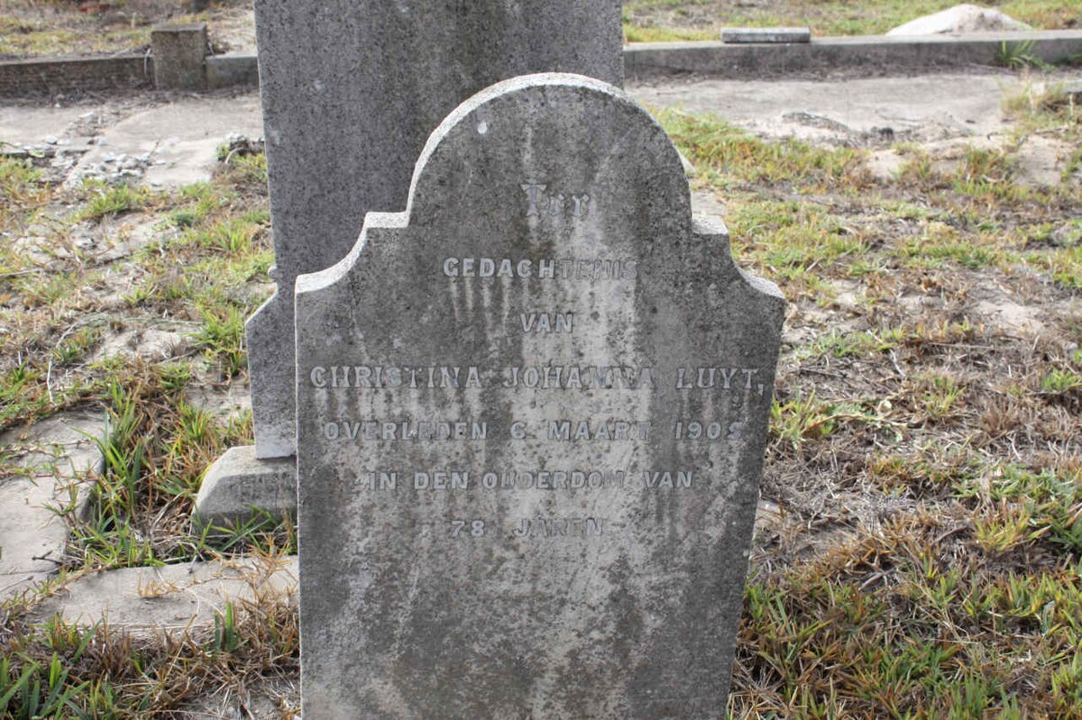 LUYT Christina Johanna -1909