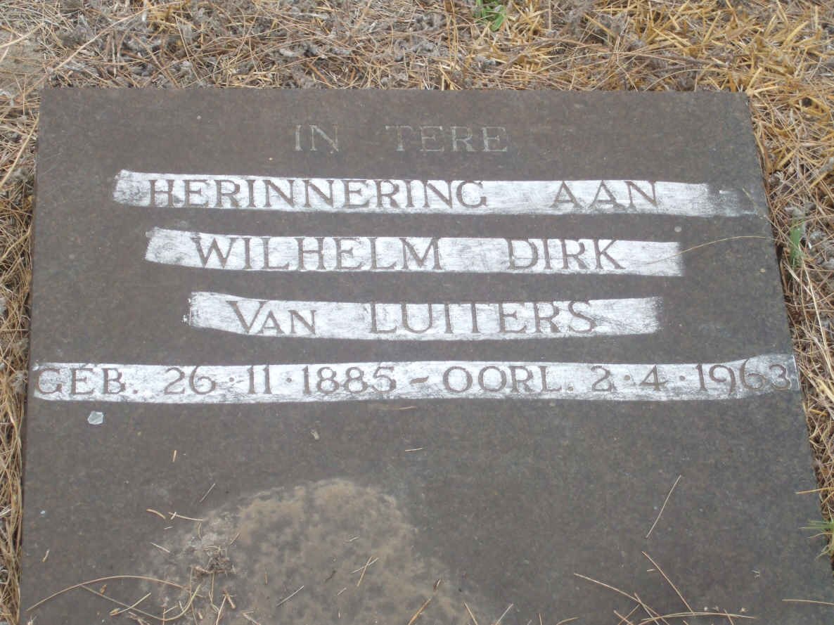 LUTTERS Wilhelm Dirk, van 1885-1963