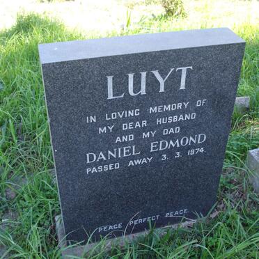 LUYT Daniel Edmond -1974