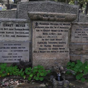 MEYER :: ROUSSEAU :: TE WATER