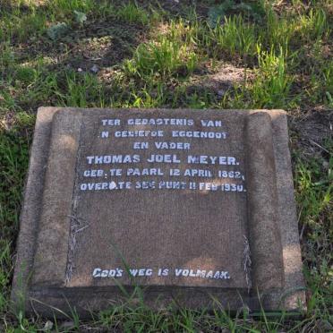 MEYER Thomas Joel 1862-1930