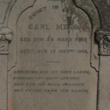 MEGO Carl 1822-1901