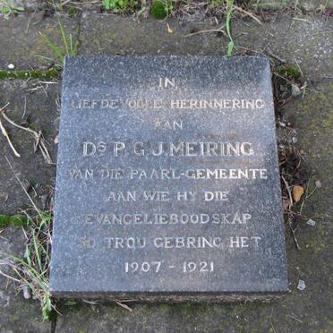 MEIRING P.G.J. 1866-1938 &amp; S.M. 1865-1951 :: MEIRING Charlotte 1893-1978