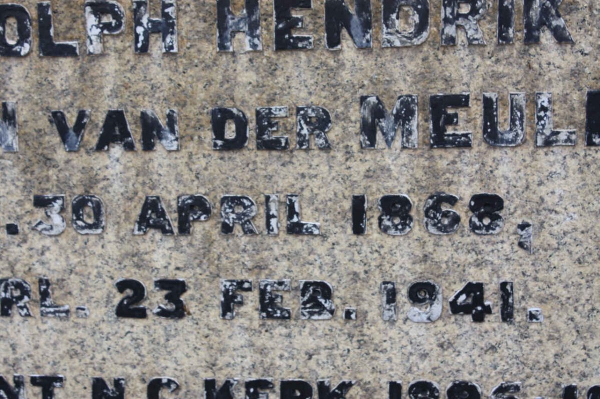 MEULEN Rudolph Hendrik Theron, van der 1868-1941 