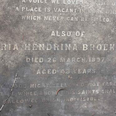 BROEKMANN Maria Hendrina -1897