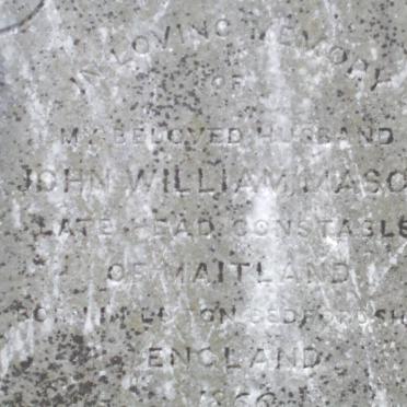 MASON John William 1866-1905