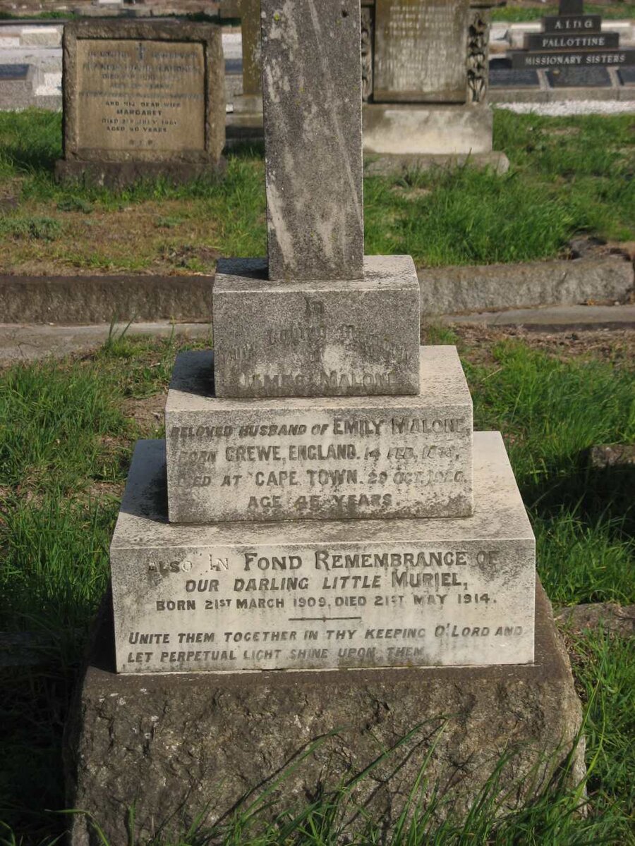 MALONE James 187?-1920 :: MALONE Muriel 1909-1914