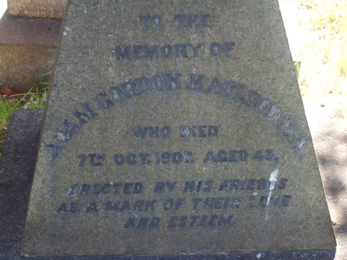 MACLEOD Adam Gordon -1902