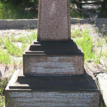 MAXWELL John Ebenezer -1883