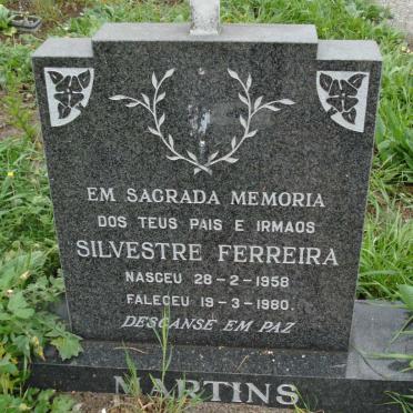 MARTINS Silvestre Ferreira 1958-1980