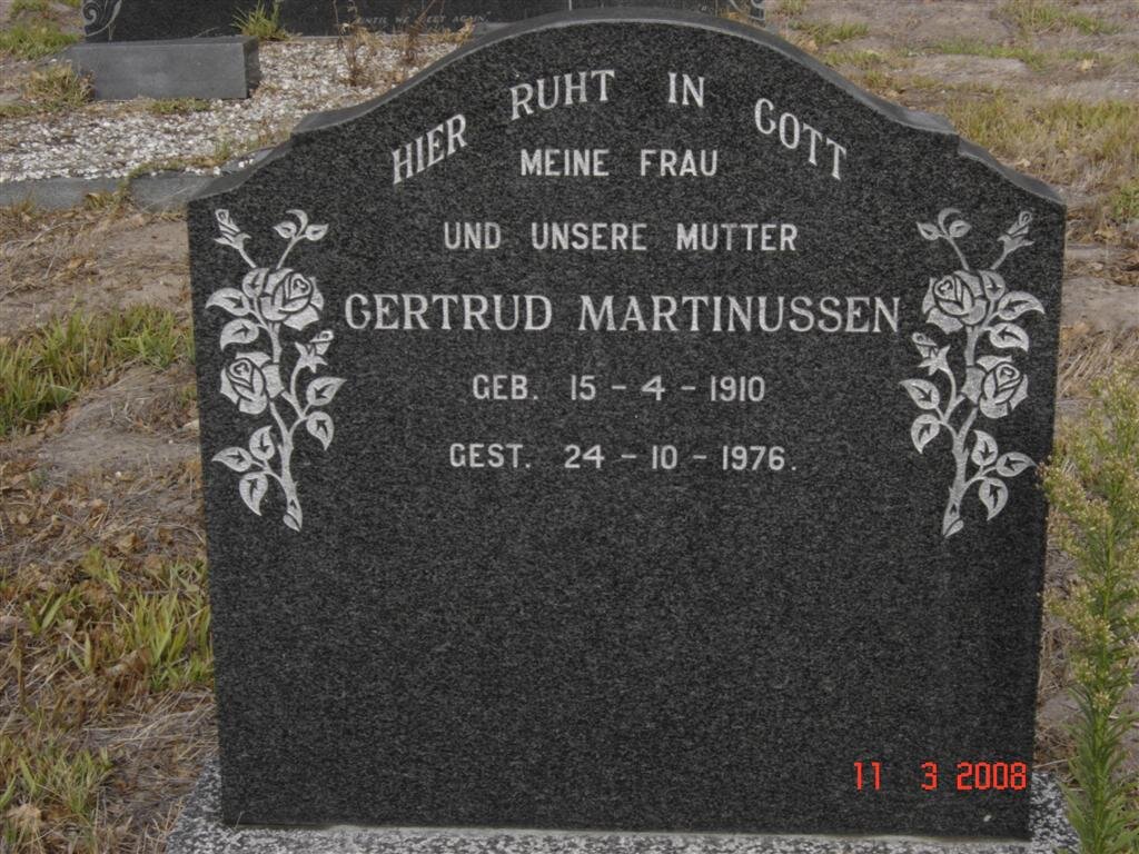 MARTINUSSEN Gertrud 1910-1976