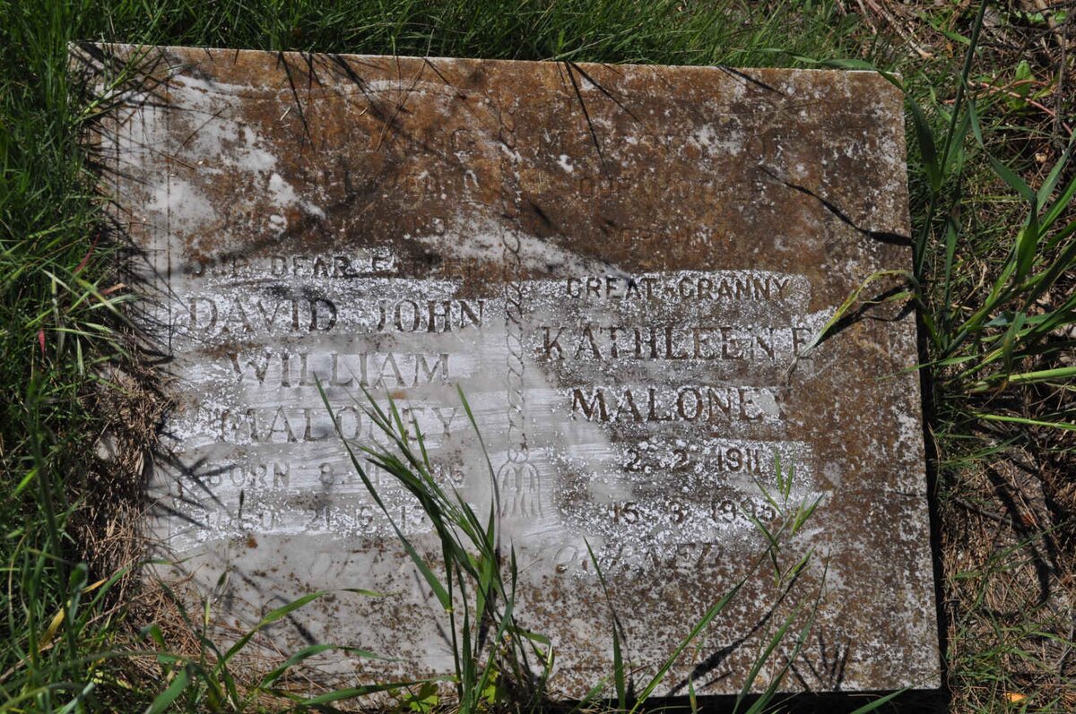 MALONEY David John William 1906-19?? &amp; Kathleen E. 1911-1995