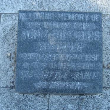 MATTEN John Charles 1991-1991