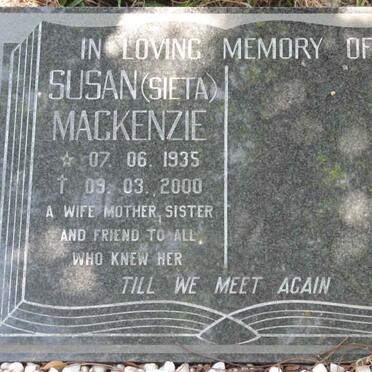 MACKENZIE Susan 1935-2000