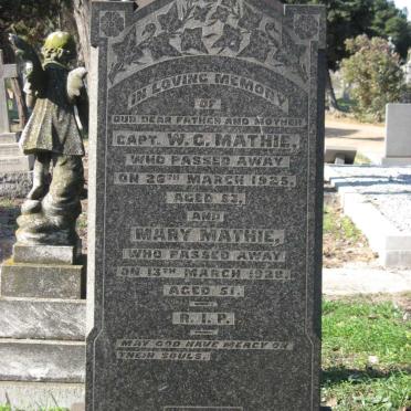 MATHIE W.G. -1925 &amp; Mary -1928