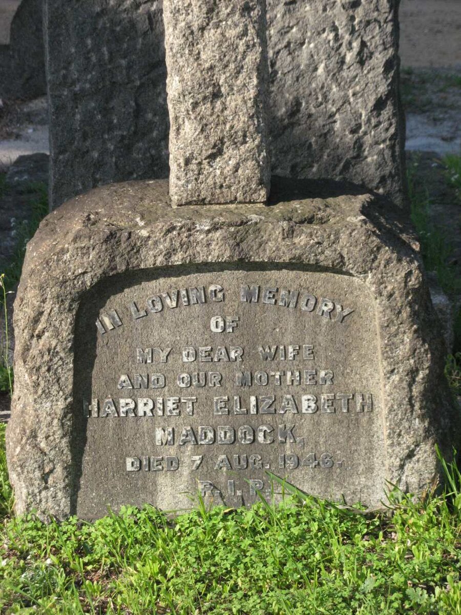 MADDOCK Harriet Elizabeth -1946