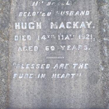 MACKAY Hugh -1921